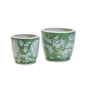 Countryside Hand-Painted Cachepot / Planter / Vase