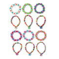 Assorted Butterflies Elastic Bracelet - Butterfly/beads and Rings/Butterfly Charm