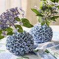 Hand-Crafted Hydrangea Flower Bud Vases / Taper Candle Holders