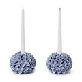 Hand-Crafted Hydrangea Flower Bud Vases / Taper Candle Holders