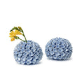 Hand-Crafted Hydrangea Flower Bud Vases / Taper Candle Holders