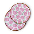 Pink Hydrangea Hand-Crafted Wood Tray