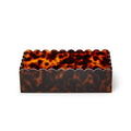Tortoise Print Scalloped Edge Acrylic Guest Towel