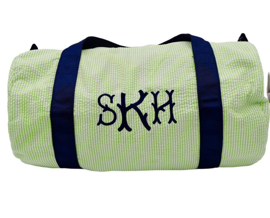 Seersucker Cotton Medium Duffel