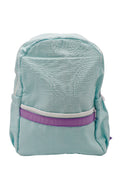Seersucker Small Backpack Mermaid