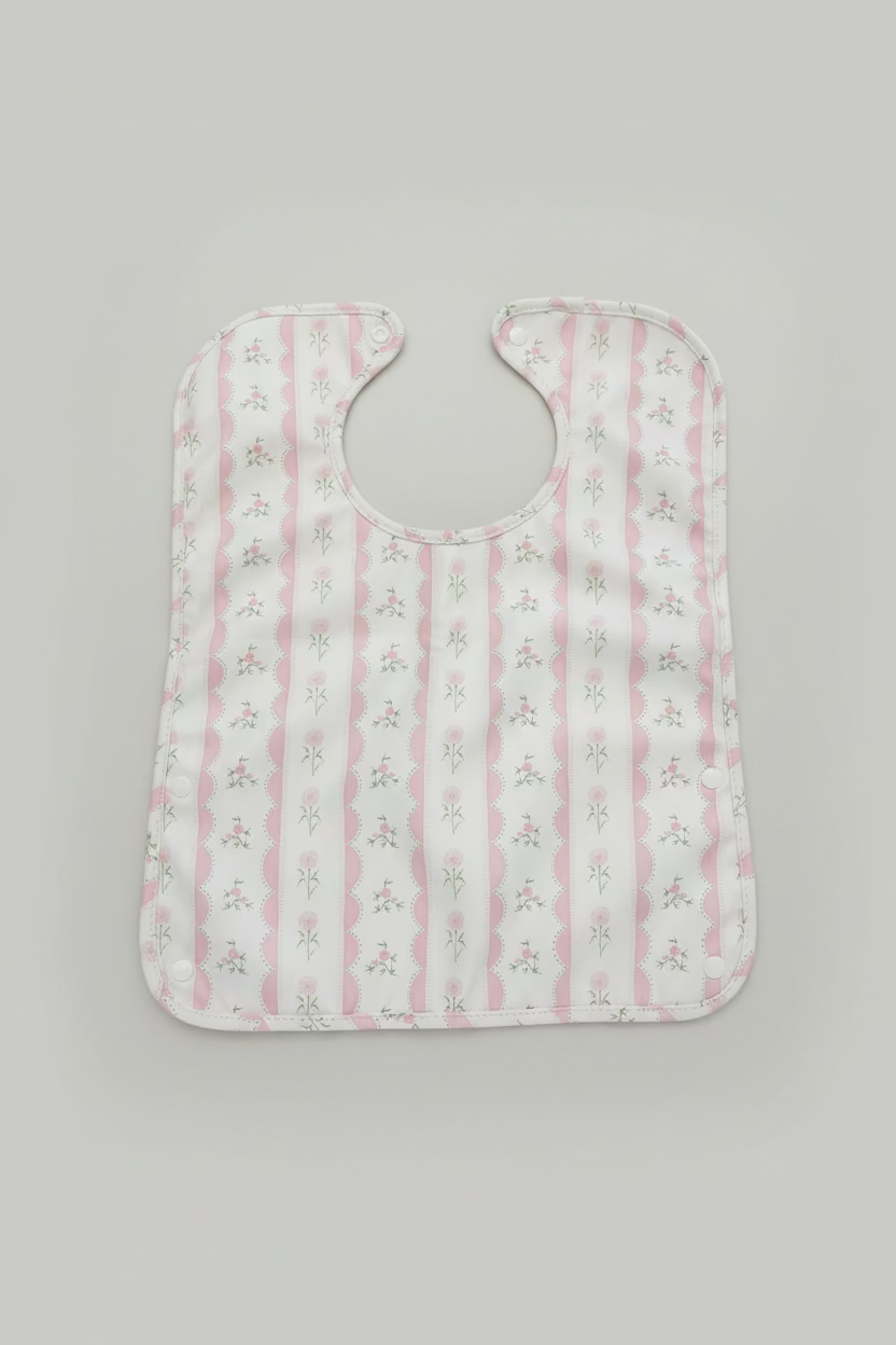 TRVL Best Bib Ribbon Floral Pink