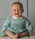 Floral Smocked Babysuit