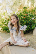 Girls’ Everyday Dress in Blue Floral