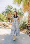 Women’s Everyday Dress in Blue Floral