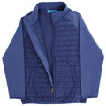 Quilted Bomber Jacket - Navy