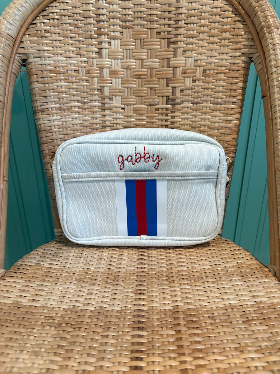 Crossbody Striped Bag