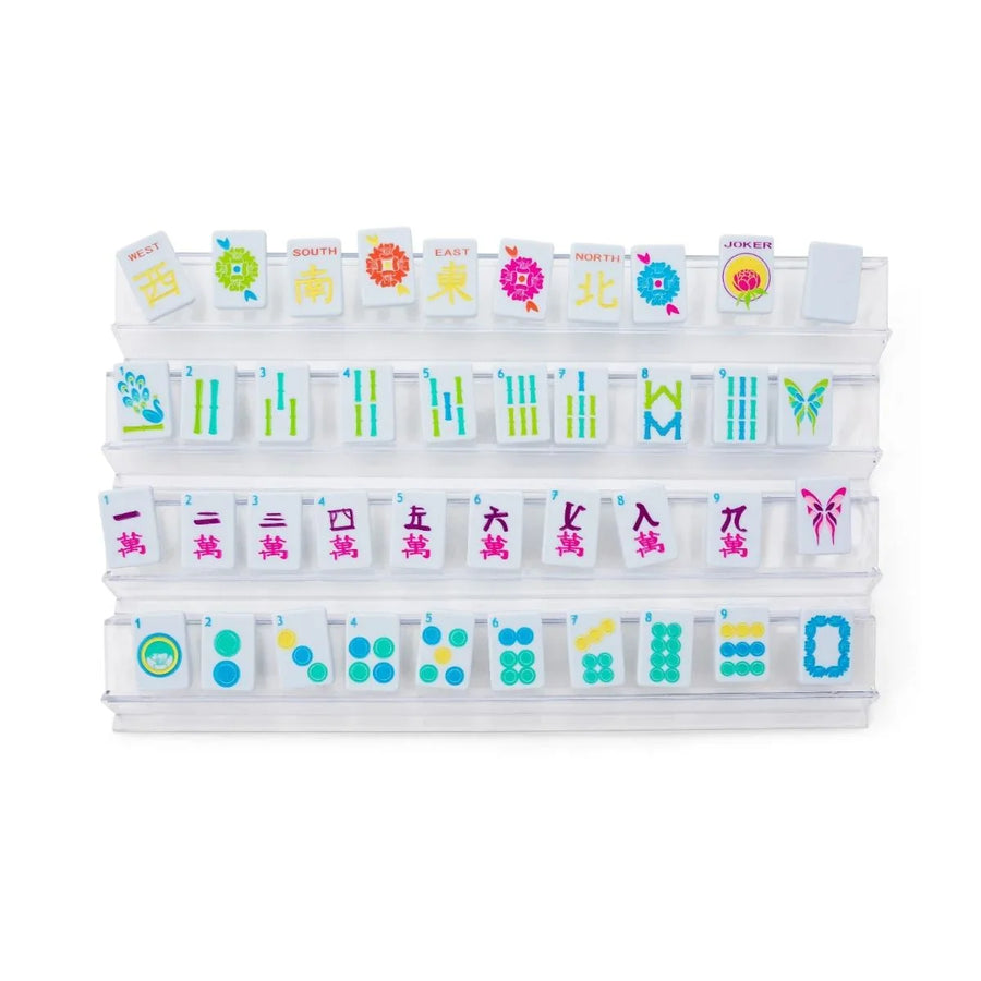 Ice Blue & Brights Travel Mahjong Set