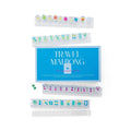 Ice Blue & Brights Travel Mahjong Set