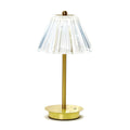 LED Portable Cordless Table Lamp with Acrylic Shade