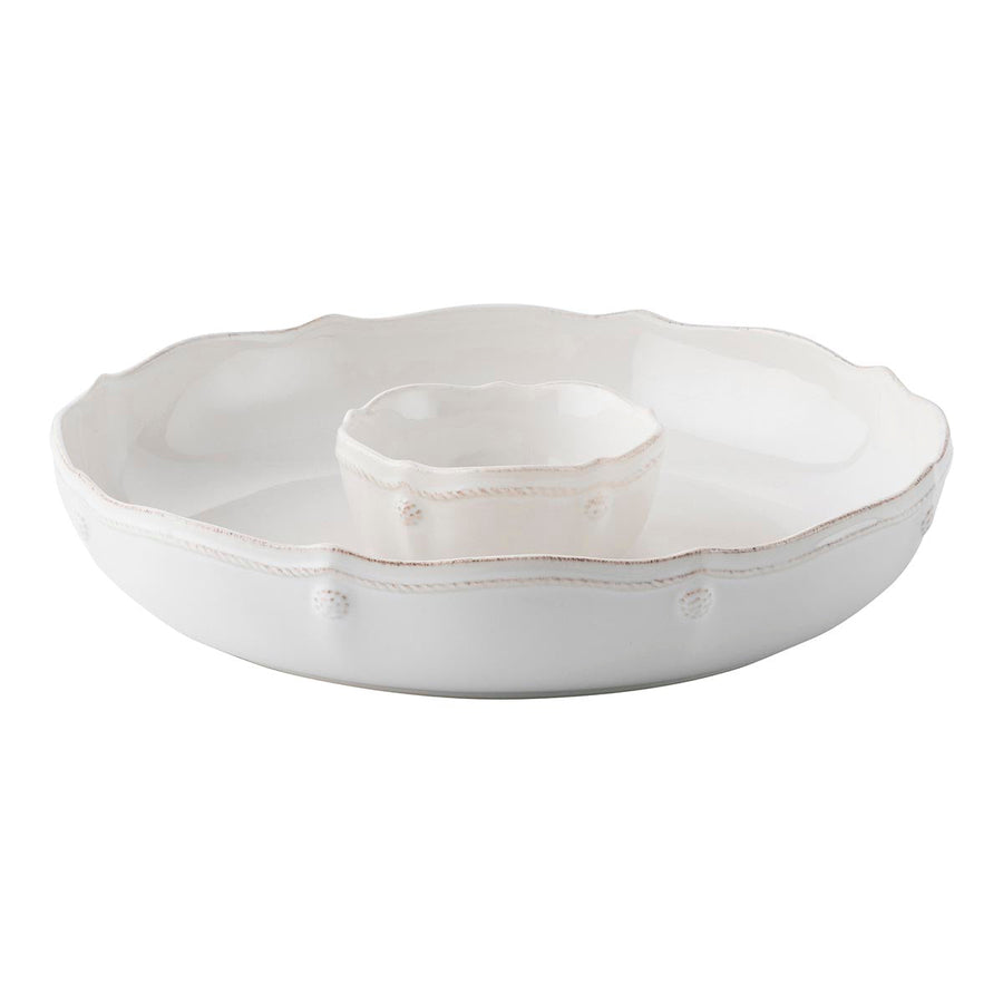 Juliska Berry & Thread Whitewash Chip n Dip