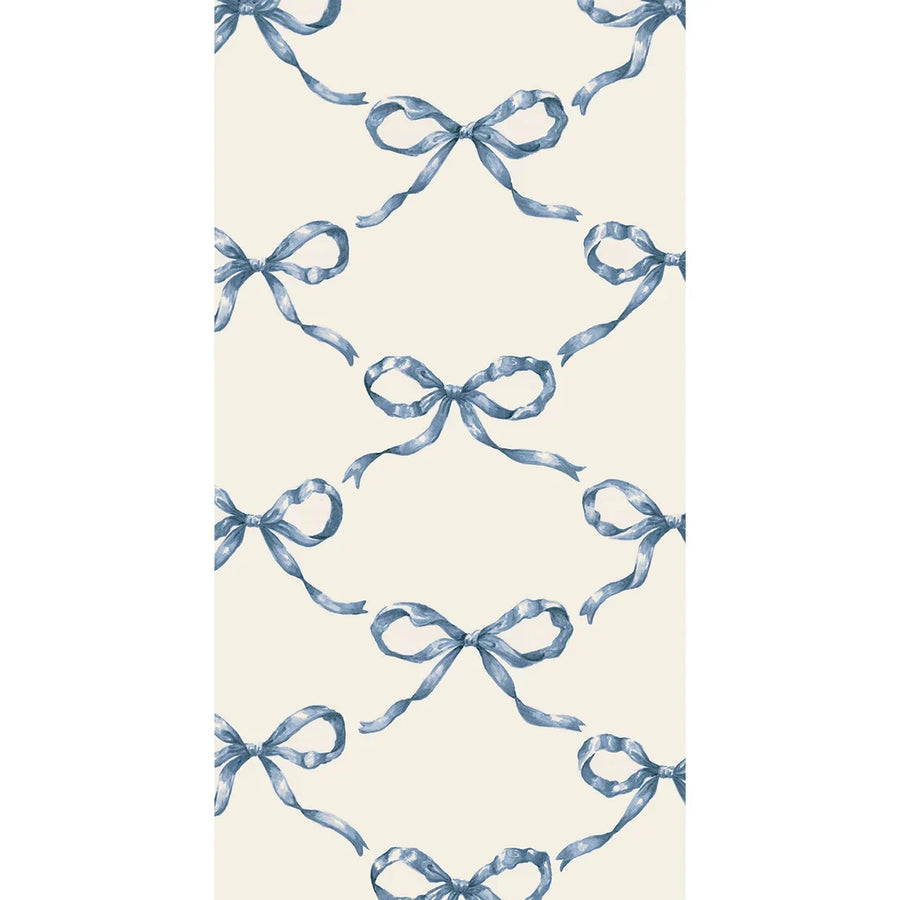 Heirloom Blue Bow Lattice Guest Napkins