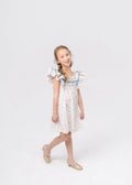 Girls’ Everyday Dress in Blue Floral