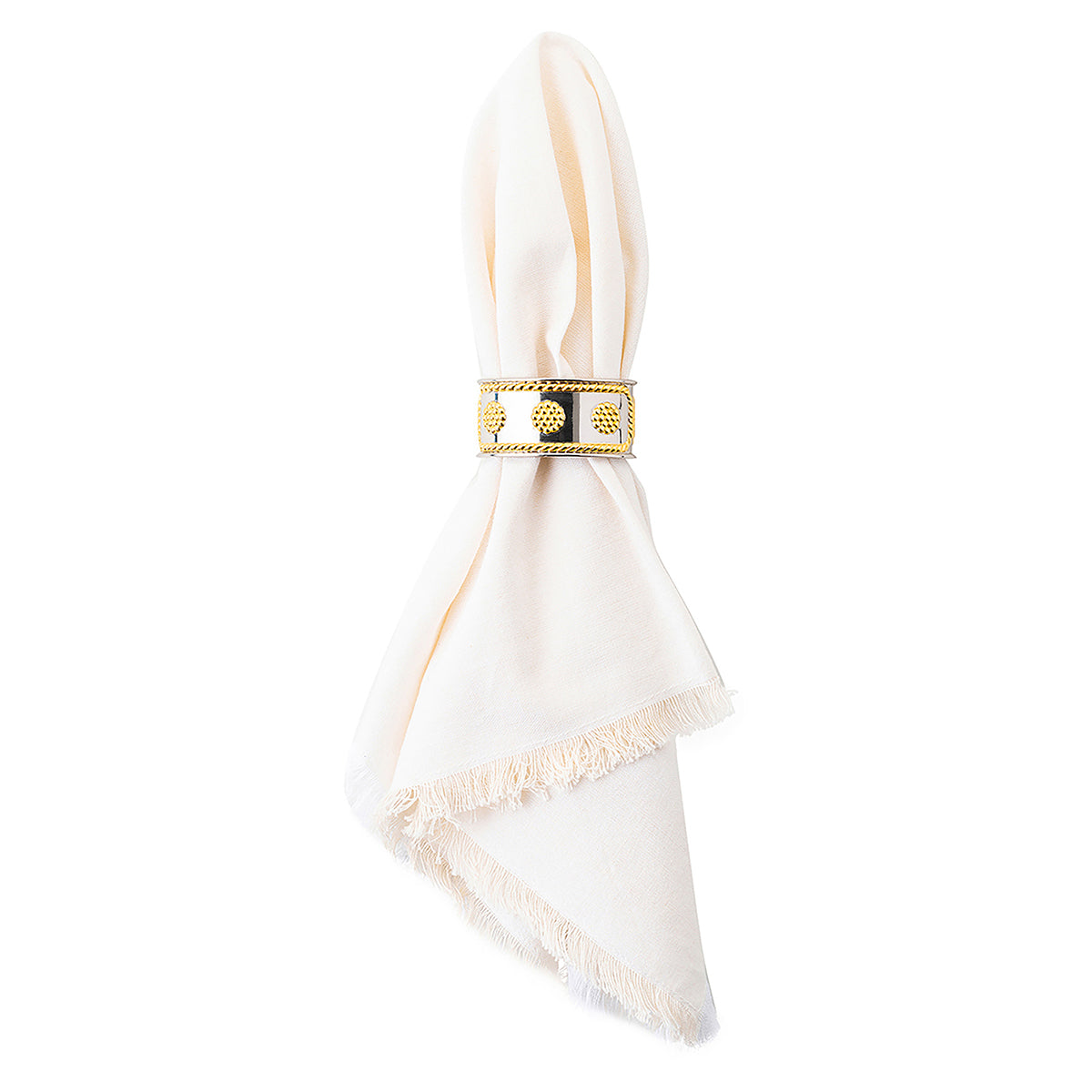 Juliska Berry & Thread Gold/Silver Napkin Ring