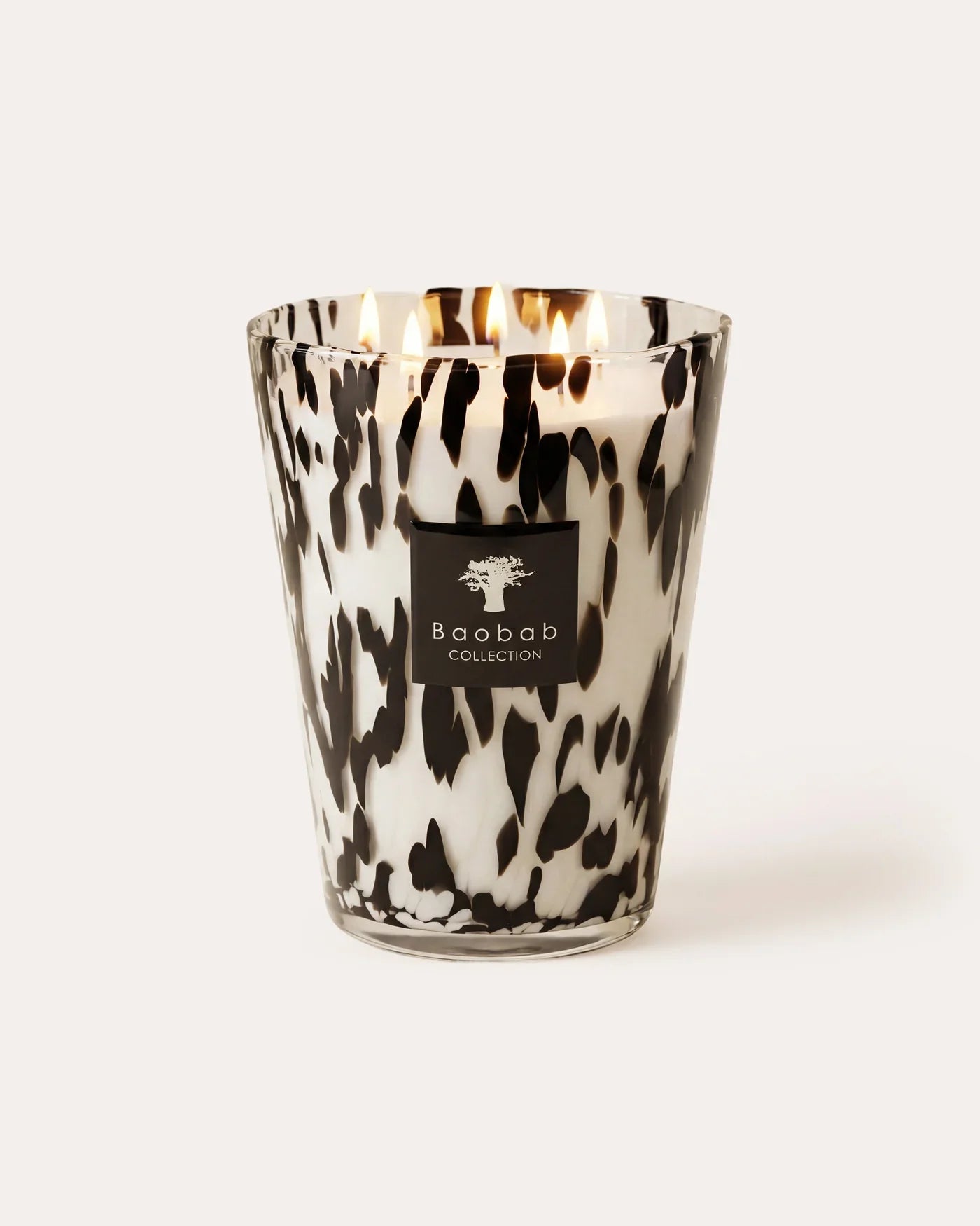 SCENTED CANDLE PEARLS BLACK "24cm"