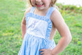 Sailboat Seersucker Dress