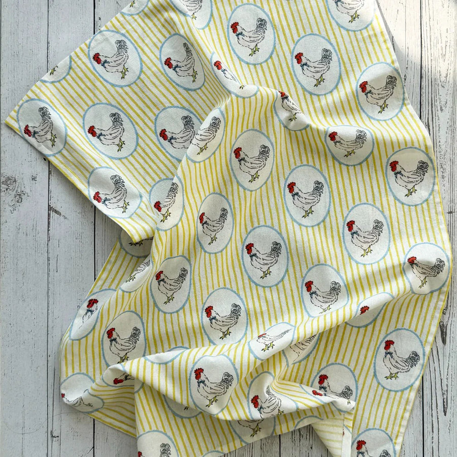 Country Chicken Floursack Kitchen Towel