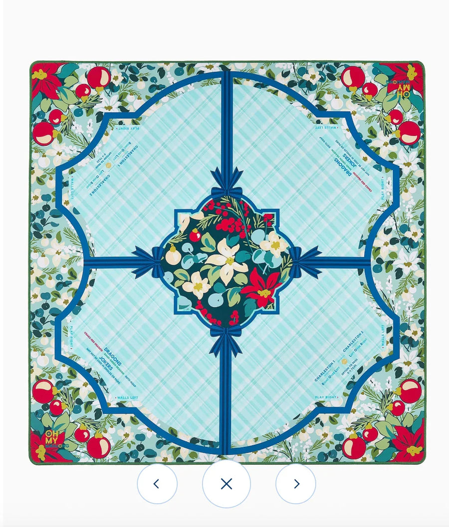 Winterberry Mahjong Mat in Tube