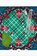 Yuletide Mahjong Mat in Tube