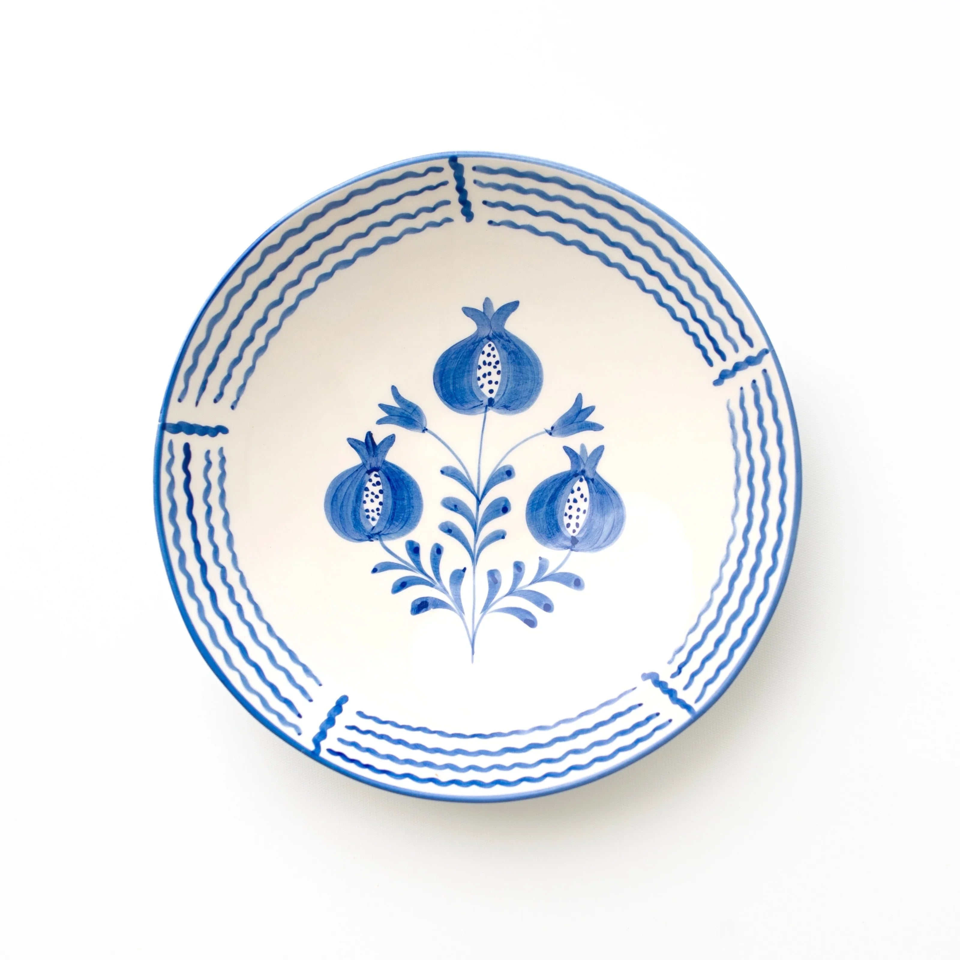 Pomegranate Crest Green Salad Serving Bowl (Copy)