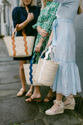 The Ridgely Straw and Leather Tote