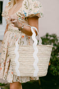 The Ridgely Straw and Leather Tote