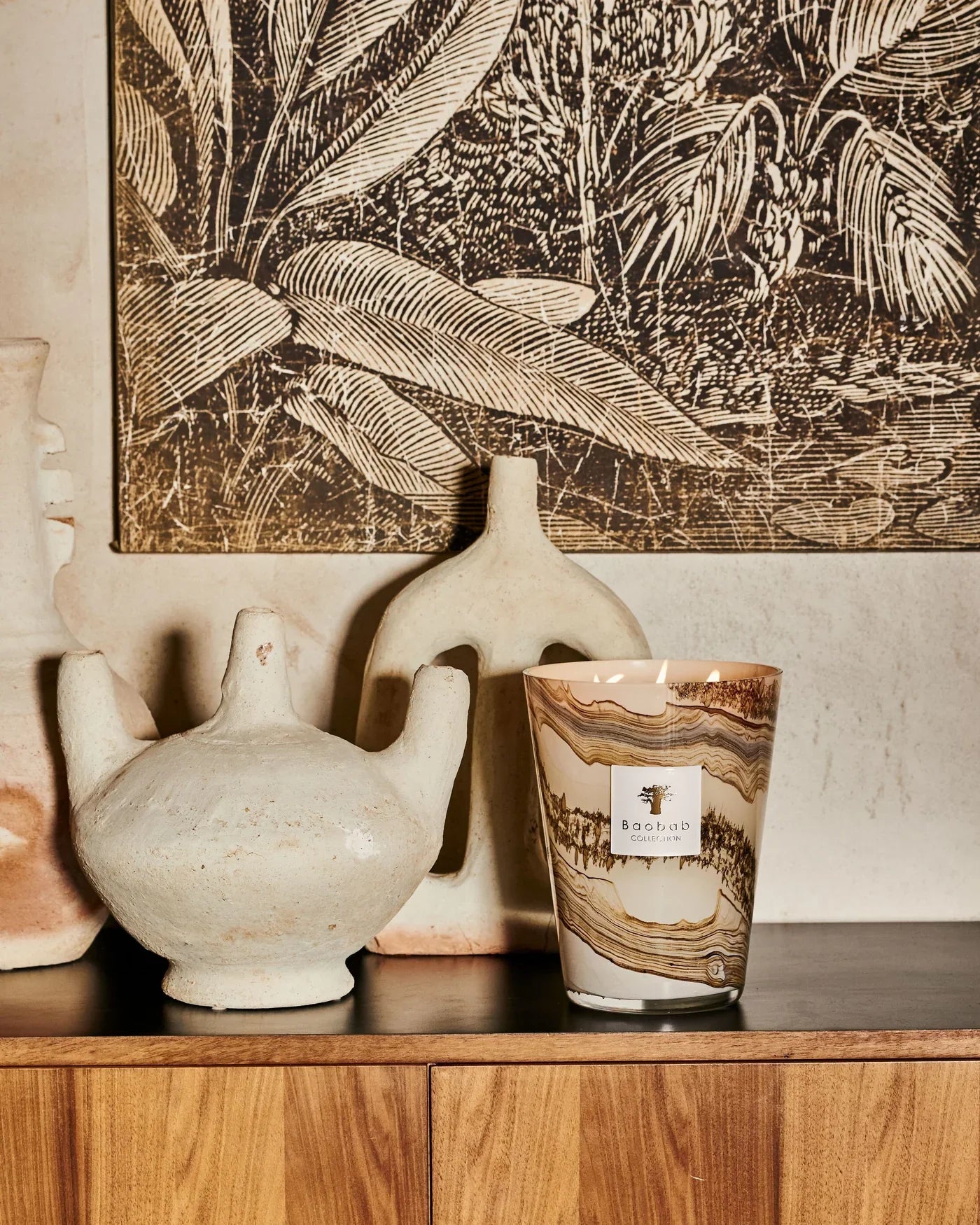 SCENTED CANDLE SAND SILOLI "16cm"
