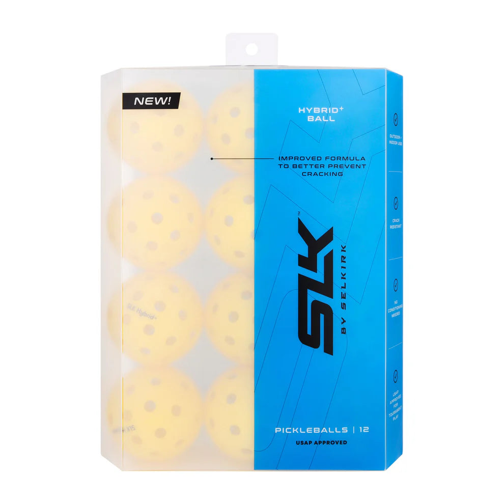 Selkirk Hybrid + Pickleball 12pk