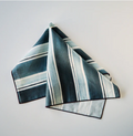Goldie Home Stripe Napkins- Maroon Trim
