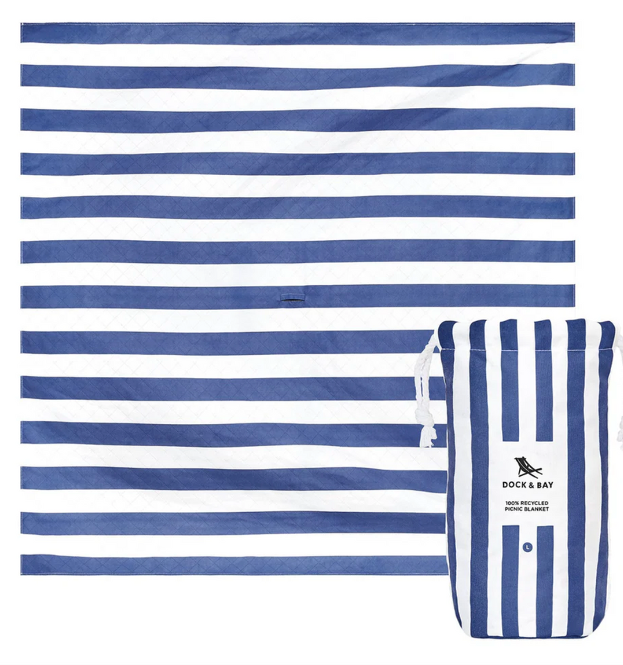 Dock and Bay Large Picnic Blanket