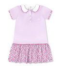 Darla Dropwaist Dress Petal Purple Flower
