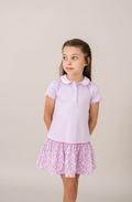 Darla Dropwaist Dress Petal Purple Flower