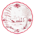 Juliska Country Estate Winter Frolic Melamine Dinner Plate Set/4
