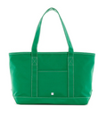 Coated Canvas Midi Tote