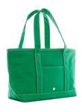 Coated Canvas Midi Tote