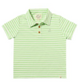Anchor Polo Lime Cream Stripe