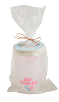 Day Dinker Cups with Coasters