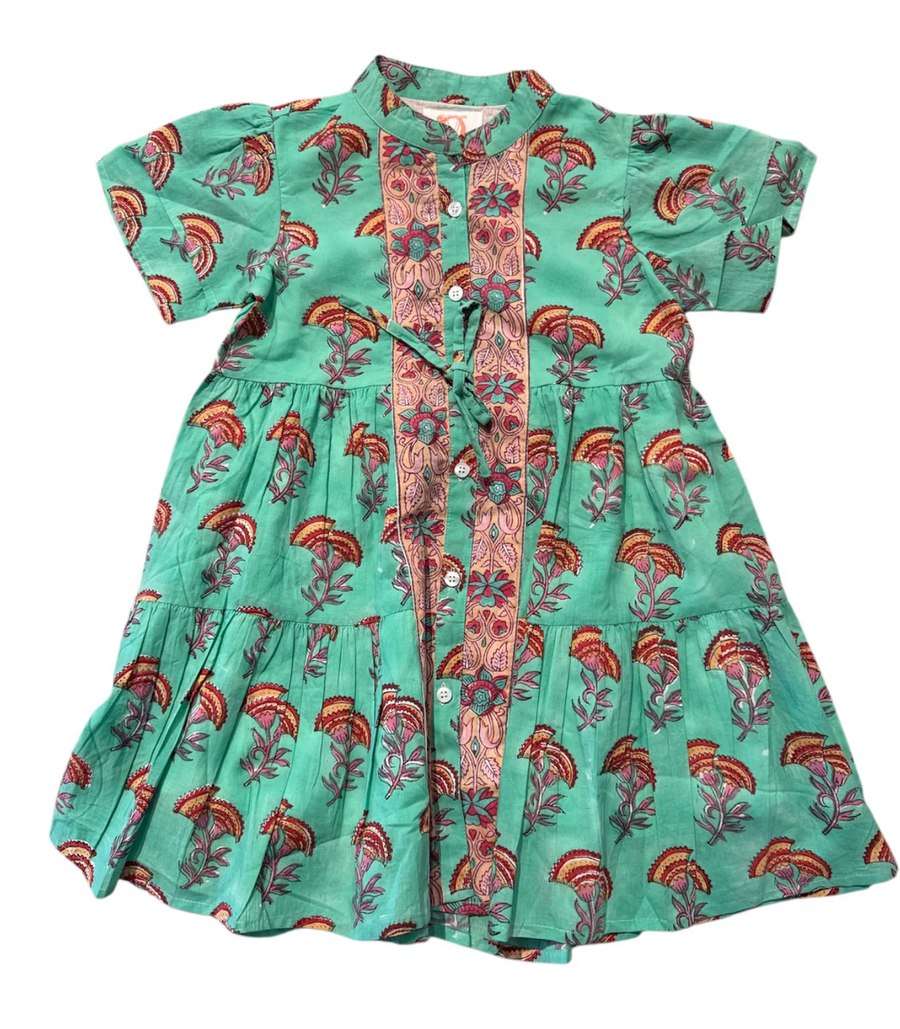 Magnolia Flutter Dress Blue Radiance