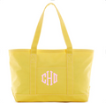 Coated Canvas Midi Tote