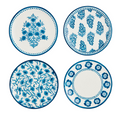 Flower Print Salad Plate