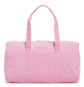 Pink Gingham Duffel