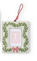 Holiday Memories Embroidered Photo Frame Ornaments