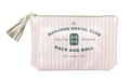 Mahjong Social Club Oil Cloth Pouch