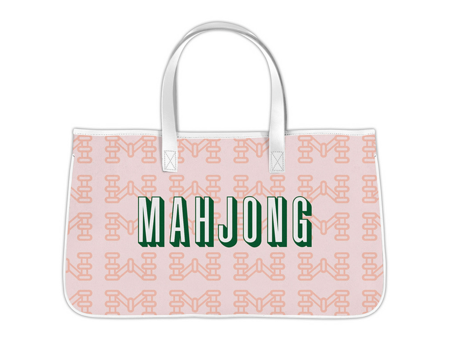 Mahjong Canvas Tote