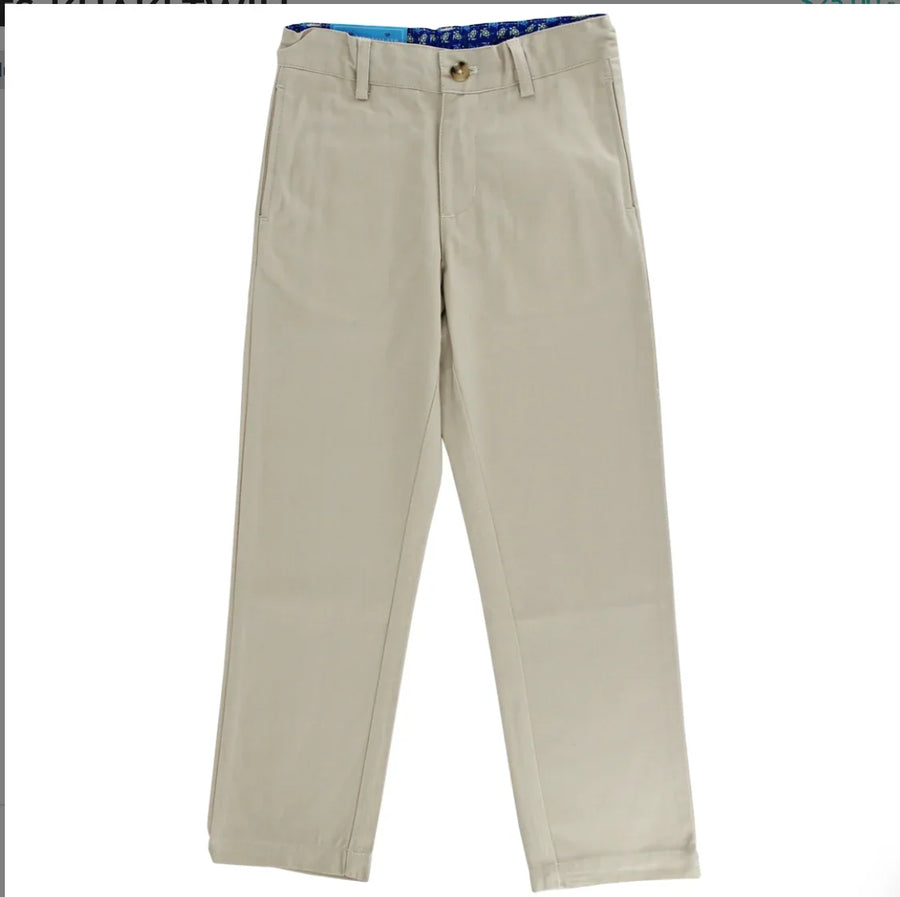 Boys Khaki Twill Pants