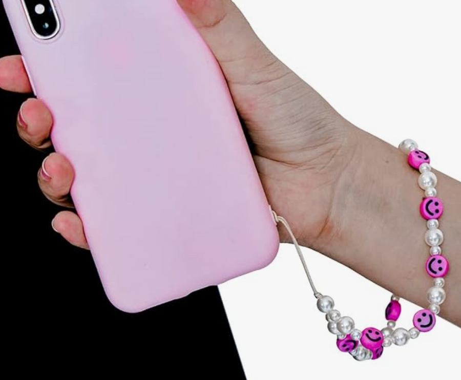 Smiley Face Phone Strap